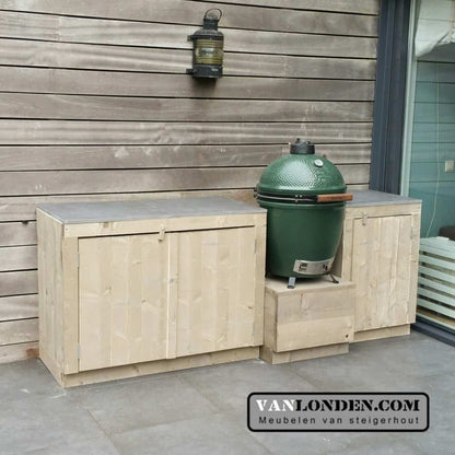 Steigerhouten buitenkeuken Barry