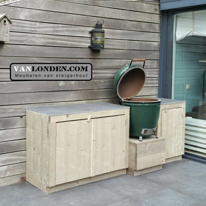 Steigerhouten buitenkeuken Barry