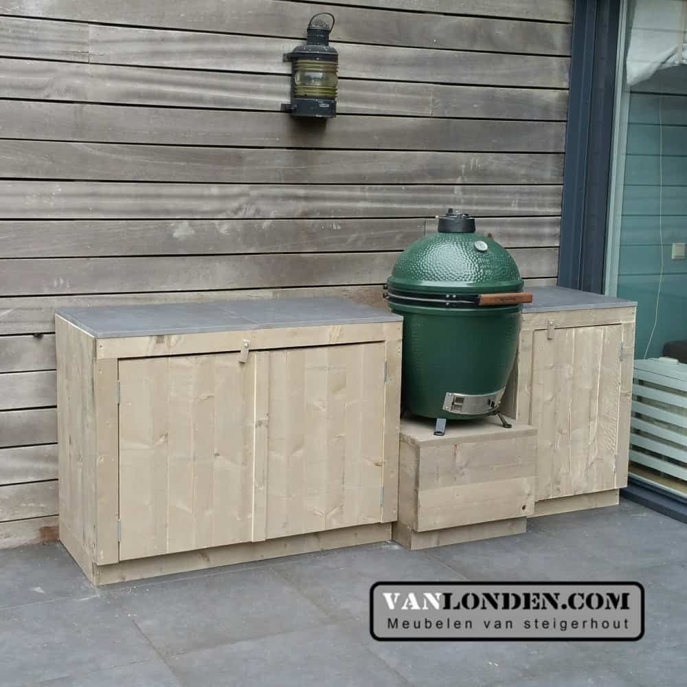 Steigerhouten buitenkeuken Barry