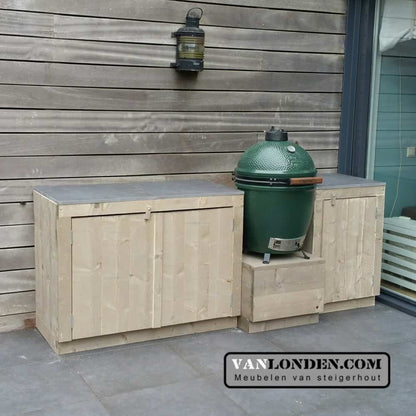 Steigerhouten buitenkeuken Barry