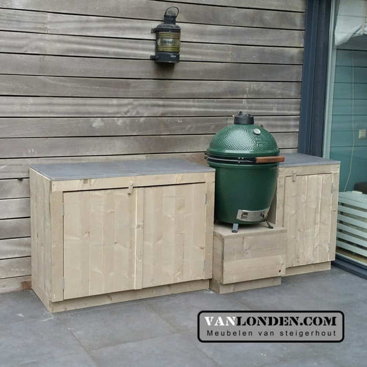 Steigerhouten buitenkeuken Barry