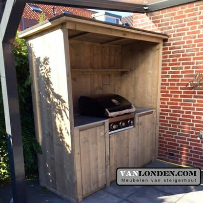 Steigerhouten buitenkeuken Bob