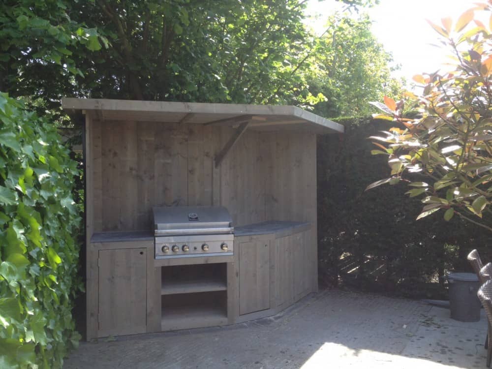 Steigerhouten buitenkeuken Brian