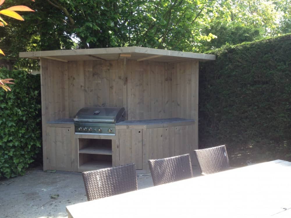 Steigerhouten buitenkeuken Brian