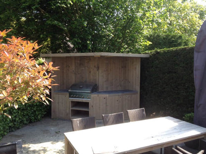 Steigerhouten buitenkeuken Brian