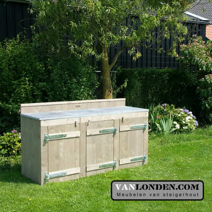 Steigerhouten buitenkeuken Julius