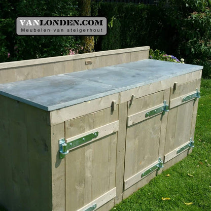 Steigerhouten buitenkeuken Julius