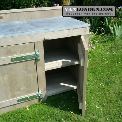 Steigerhouten buitenkeuken Julius