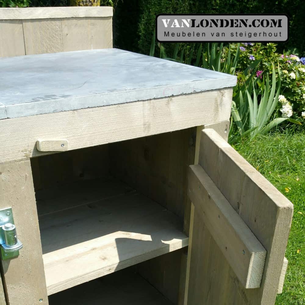 Steigerhouten buitenkeuken Julius