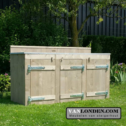 Steigerhouten buitenkeuken Julius