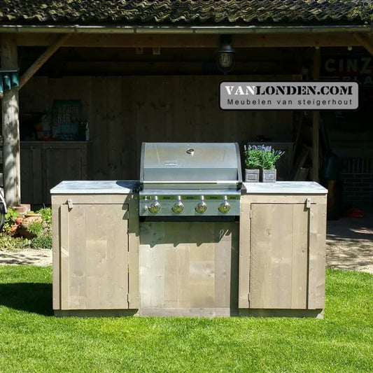 Steigerhouten buitenkeuken Perry