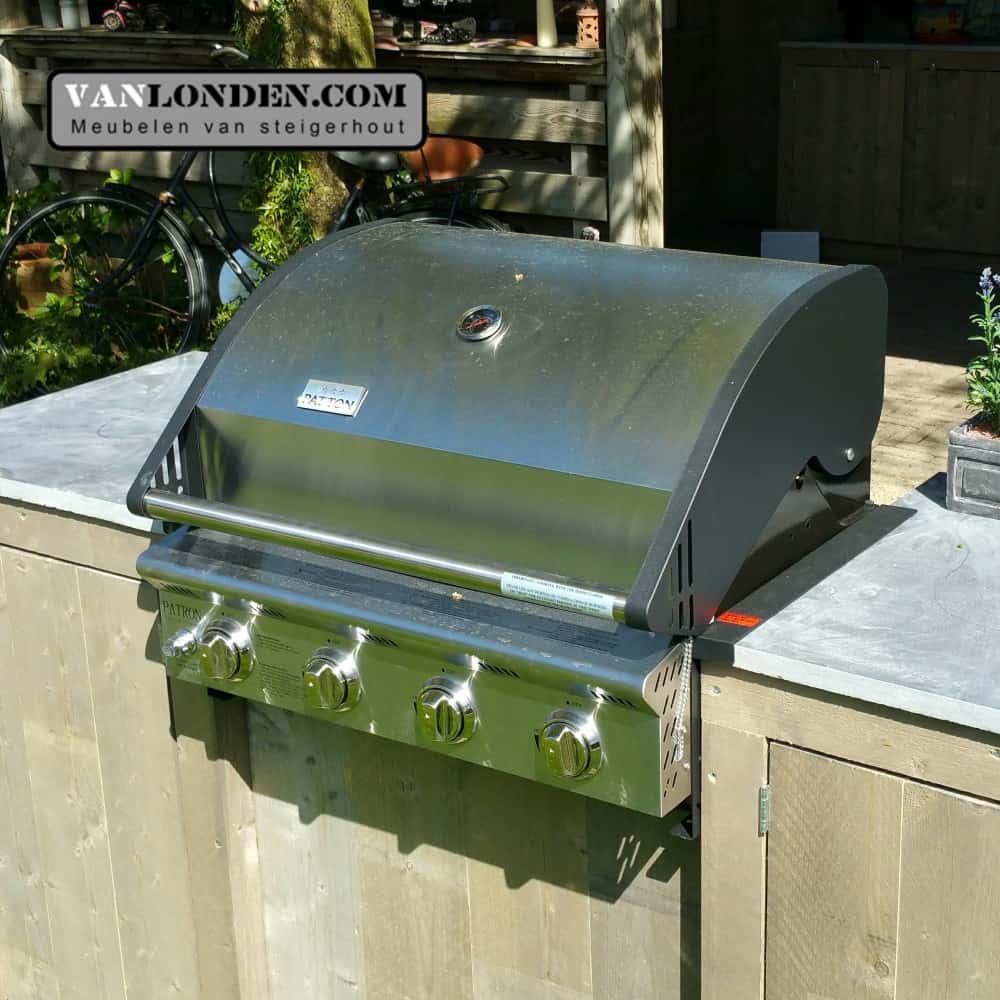 Steigerhouten buitenkeuken Perry