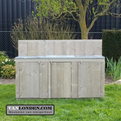 Steigerhouten buitenkeuken Philip