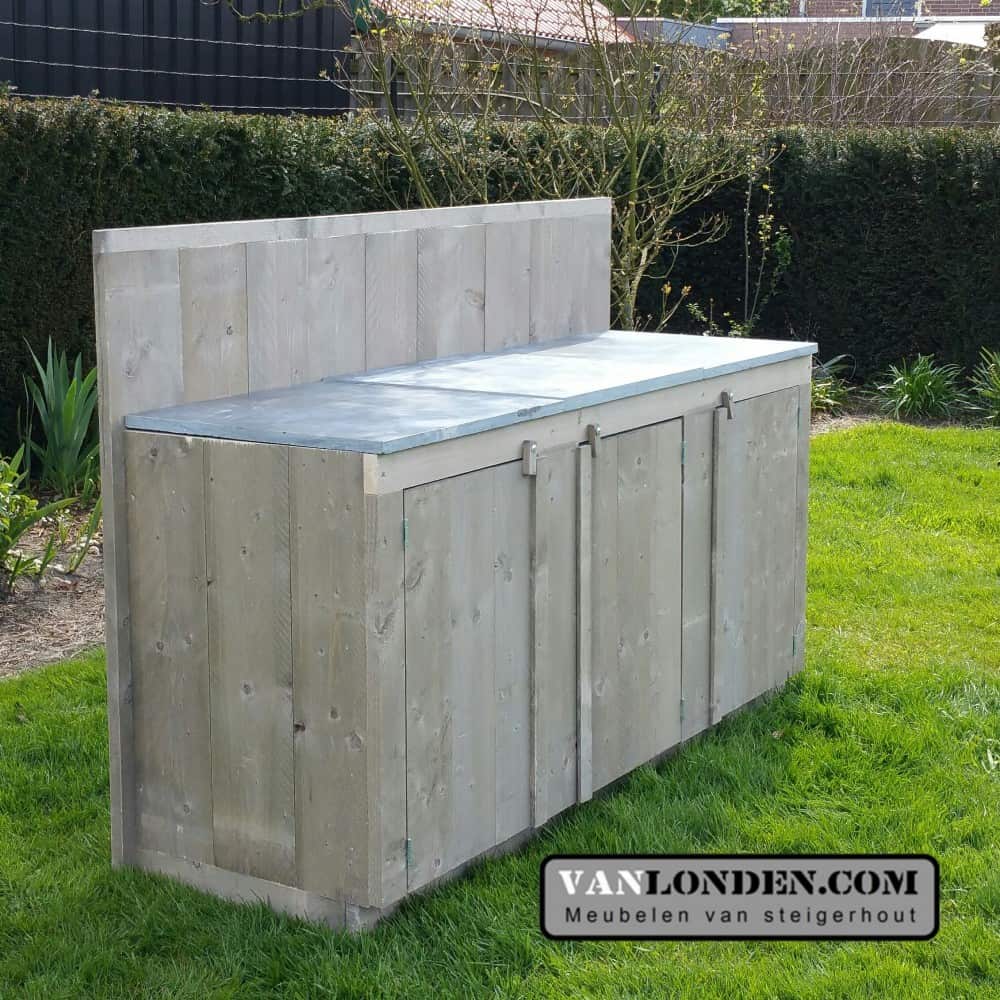 Steigerhouten buitenkeuken Philip