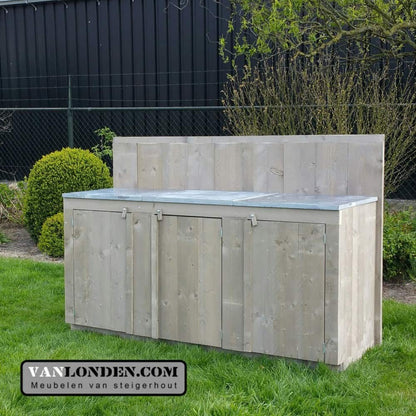 Steigerhouten buitenkeuken Philip