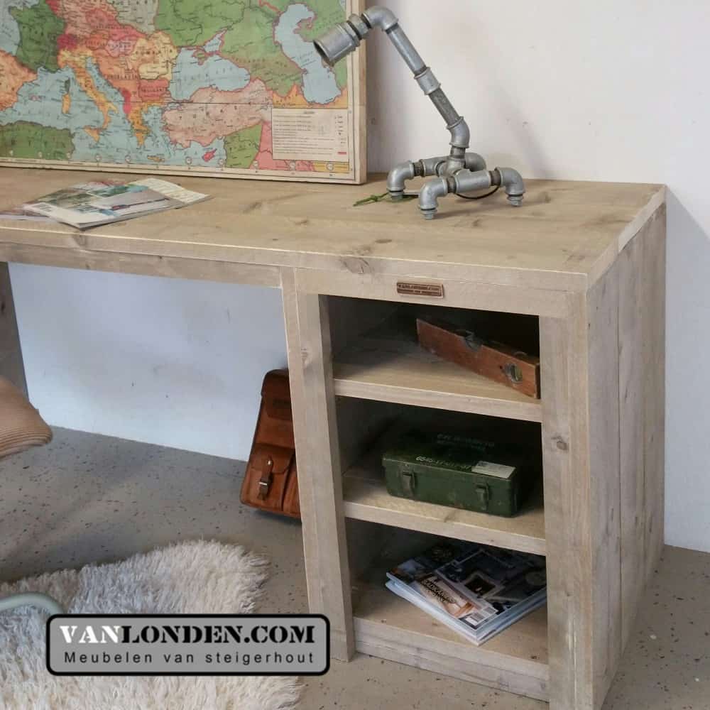 Steigerhouten bureau Jari