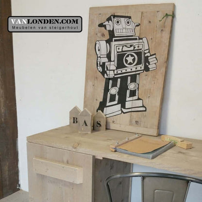 Steigerhouten bureau Noud