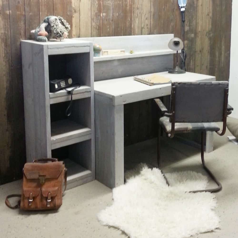 Steigerhouten bureau Ryan