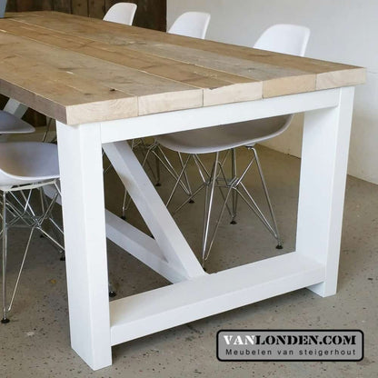 Steigerhouten eettafel Alwin