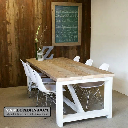 Steigerhouten eettafel Alwin