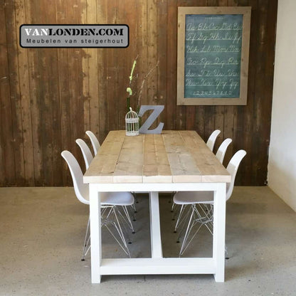 Steigerhouten eettafel Alwin