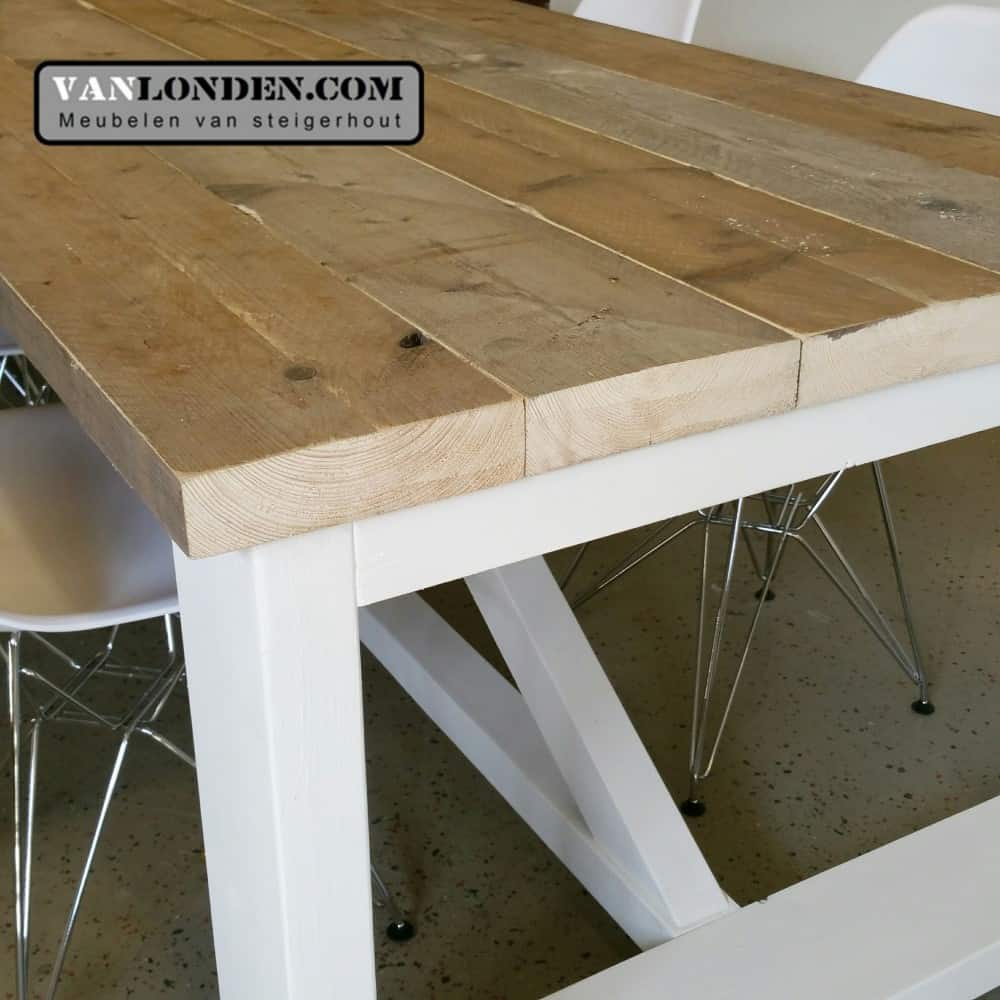 Steigerhouten eettafel Alwin