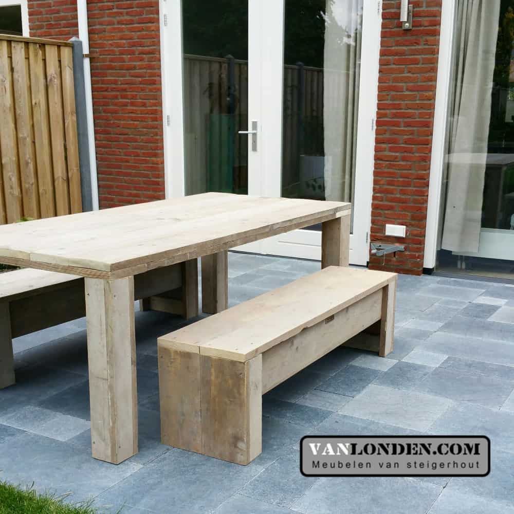 Steigerhouten eettafel Ella