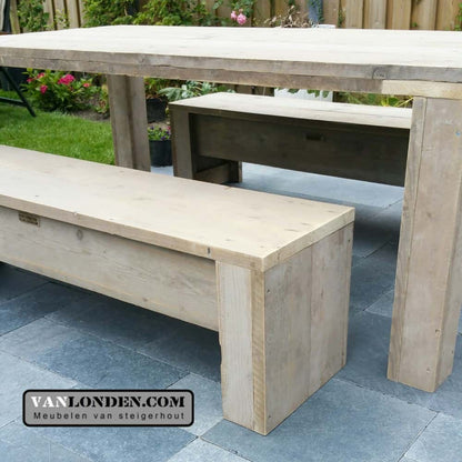 Steigerhouten eettafel Ella