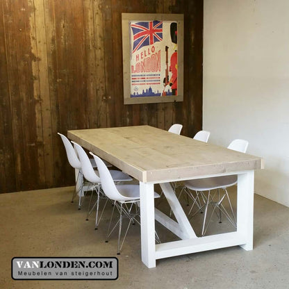 Steigerhouten eettafel Joost