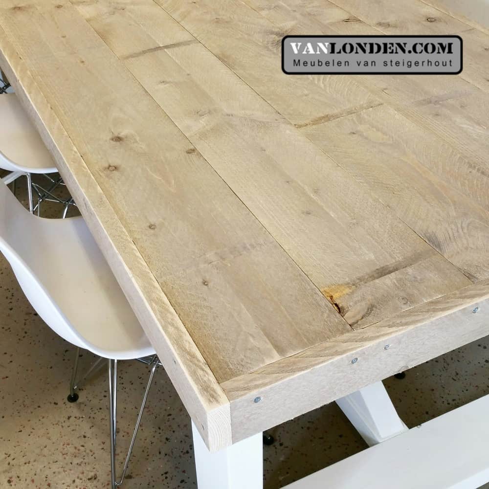 Steigerhouten eettafel Joost