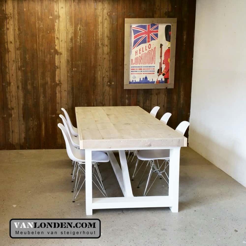 Steigerhouten eettafel Joost