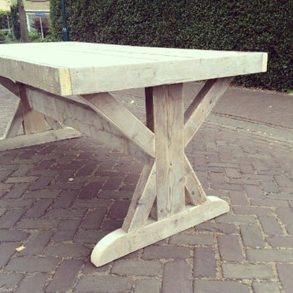 Steigerhouten tafel Pieter