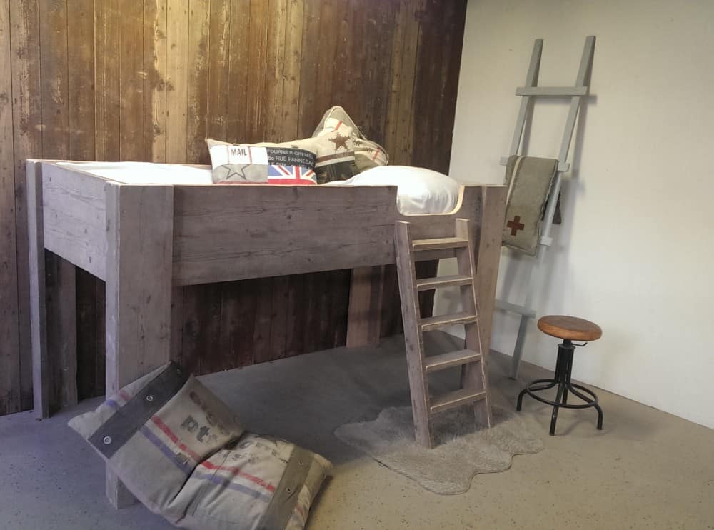 Steigerhouten halfhoogslaper Vigo