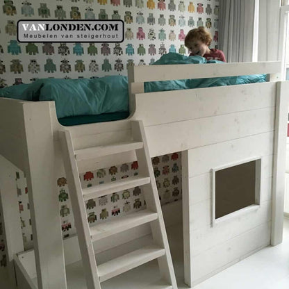 Steigerhouten hoogslaper Carolijn