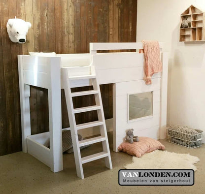 Steigerhouten hoogslaper Carolijn