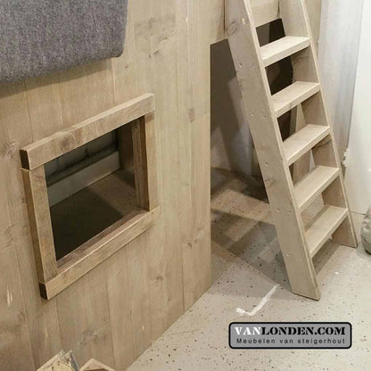 Steigerhouten hoogslaper Dide