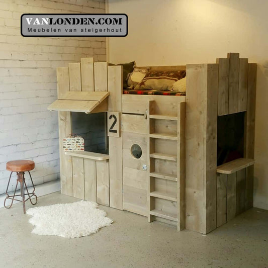 Steigerhouten hoogslaper Thijmen