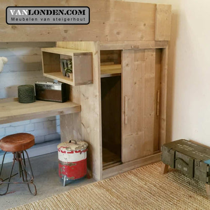 Steigerhouten hoogslaper Youri