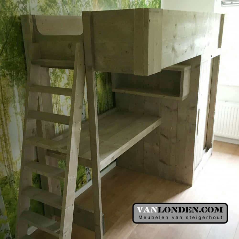 Steigerhouten hoogslaper Youri