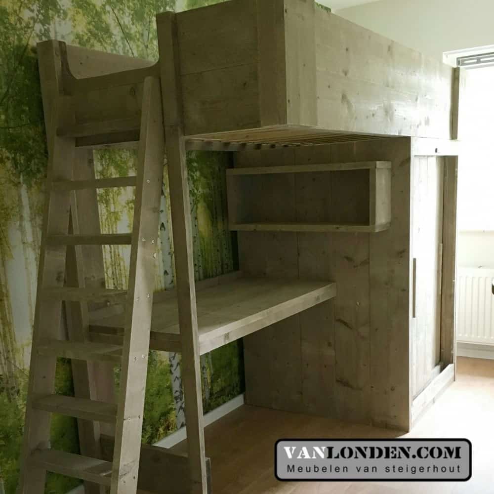 Steigerhouten hoogslaper Youri