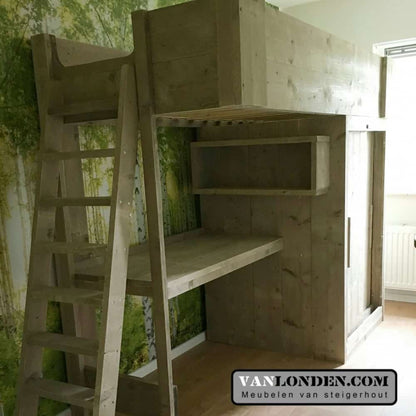 Steigerhouten hoogslaper Youri