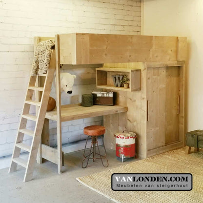 Steigerhouten hoogslaper Youri