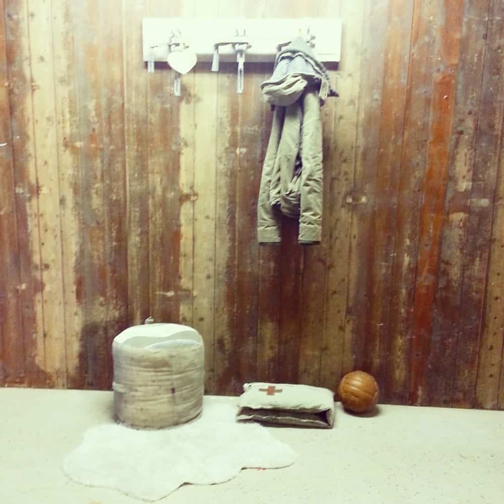 Kapstok van steigerhout Mia