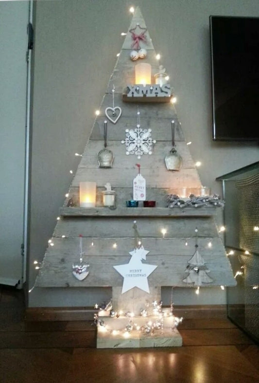 Kerstboom van steigerhout Noël