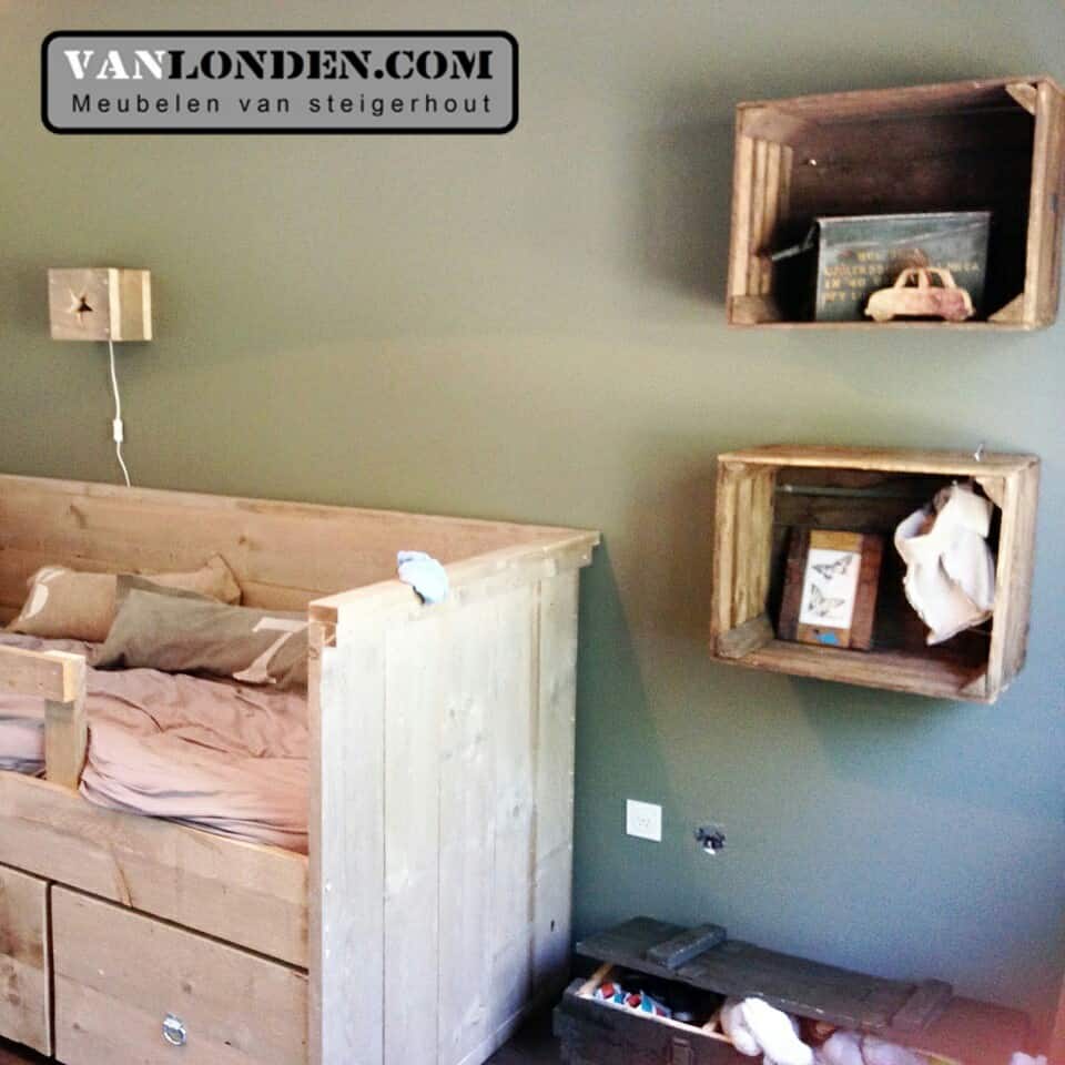 Steigerhouten kinderbed Romy