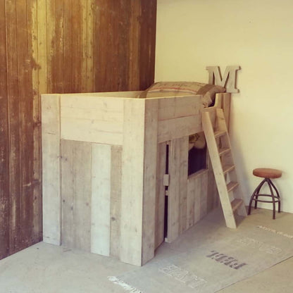 Steigerhouten hoogslaper Colin