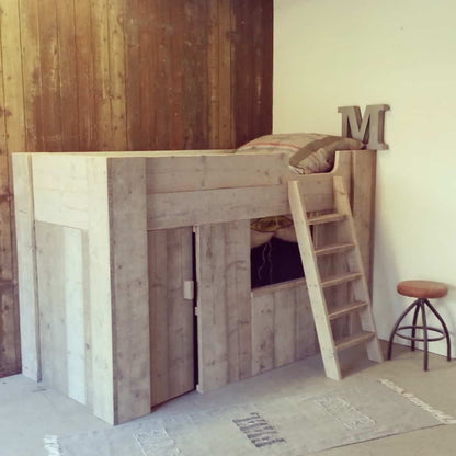 Steigerhouten hoogslaper Colin