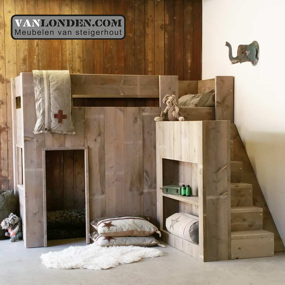 Steigerhouten hoogslaper Jelte