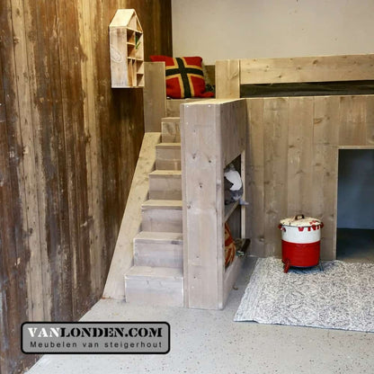 Steigerhouten hoogslaper Jelte