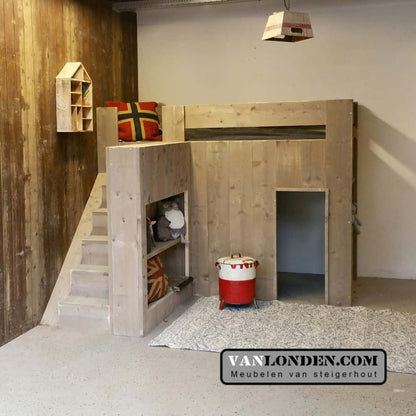 Steigerhouten hoogslaper Jelte